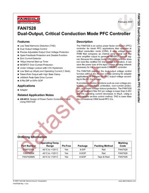 FAN7528M datasheet  